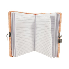 Smily Kiddos Butterfly Plush Lockable Notebook - Orange