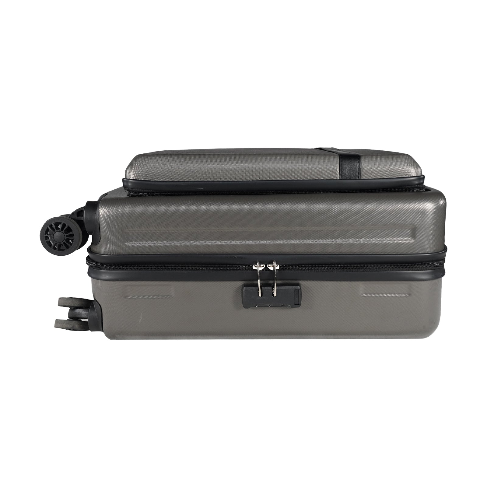 Mike Nova Hard Case Trolley Bag – Sleek Grey (39 Litres)