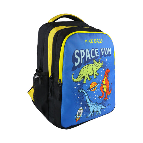 Image of MIKE BAGS Junior School Bag  -  Dino Universe  LxWxH : 42 X 30 X 12 CM