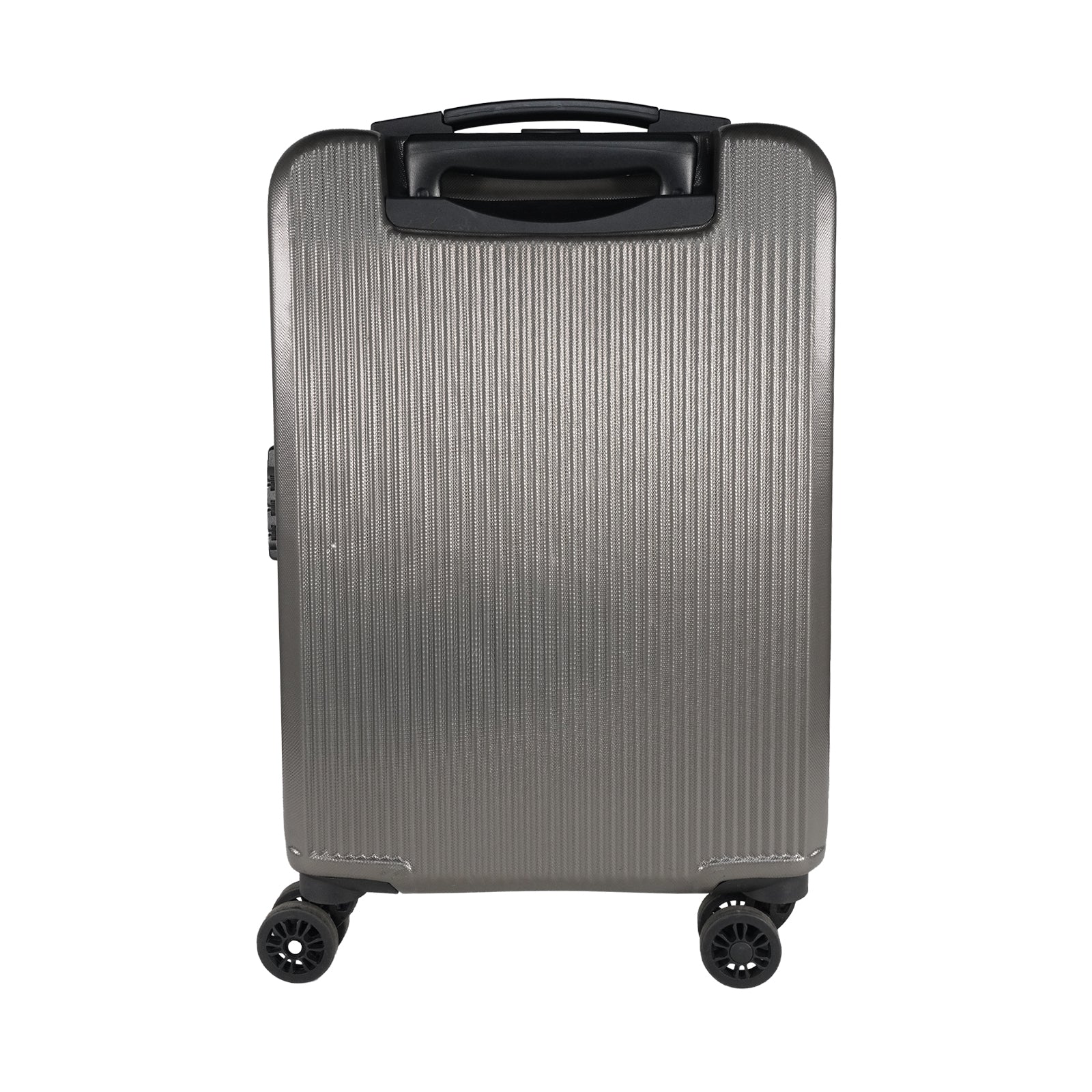 Mike Nova Hard Case Trolley Bag – Sleek Grey (39 Litres)