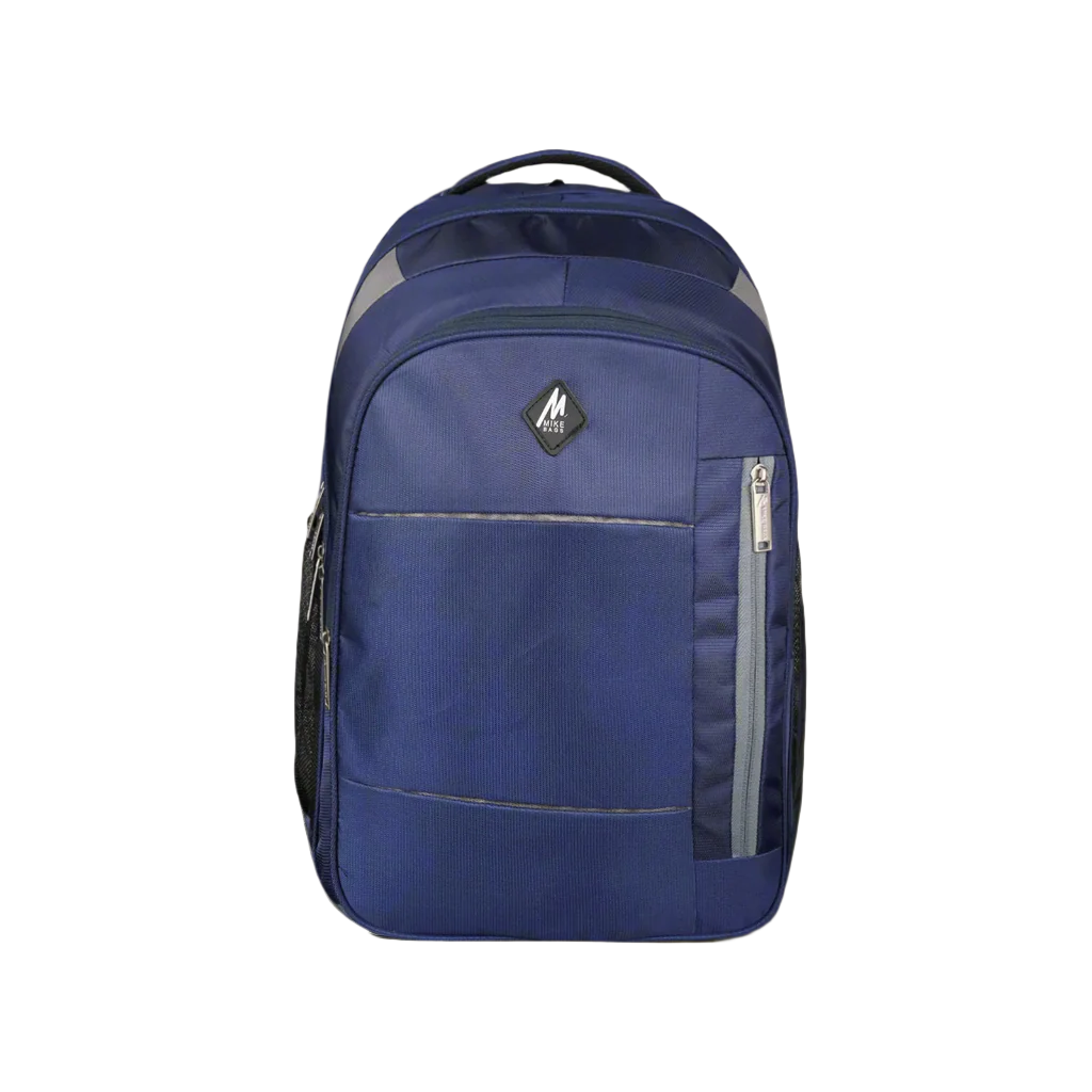 Mike Prestige Backpack - Navy Blue & Grey