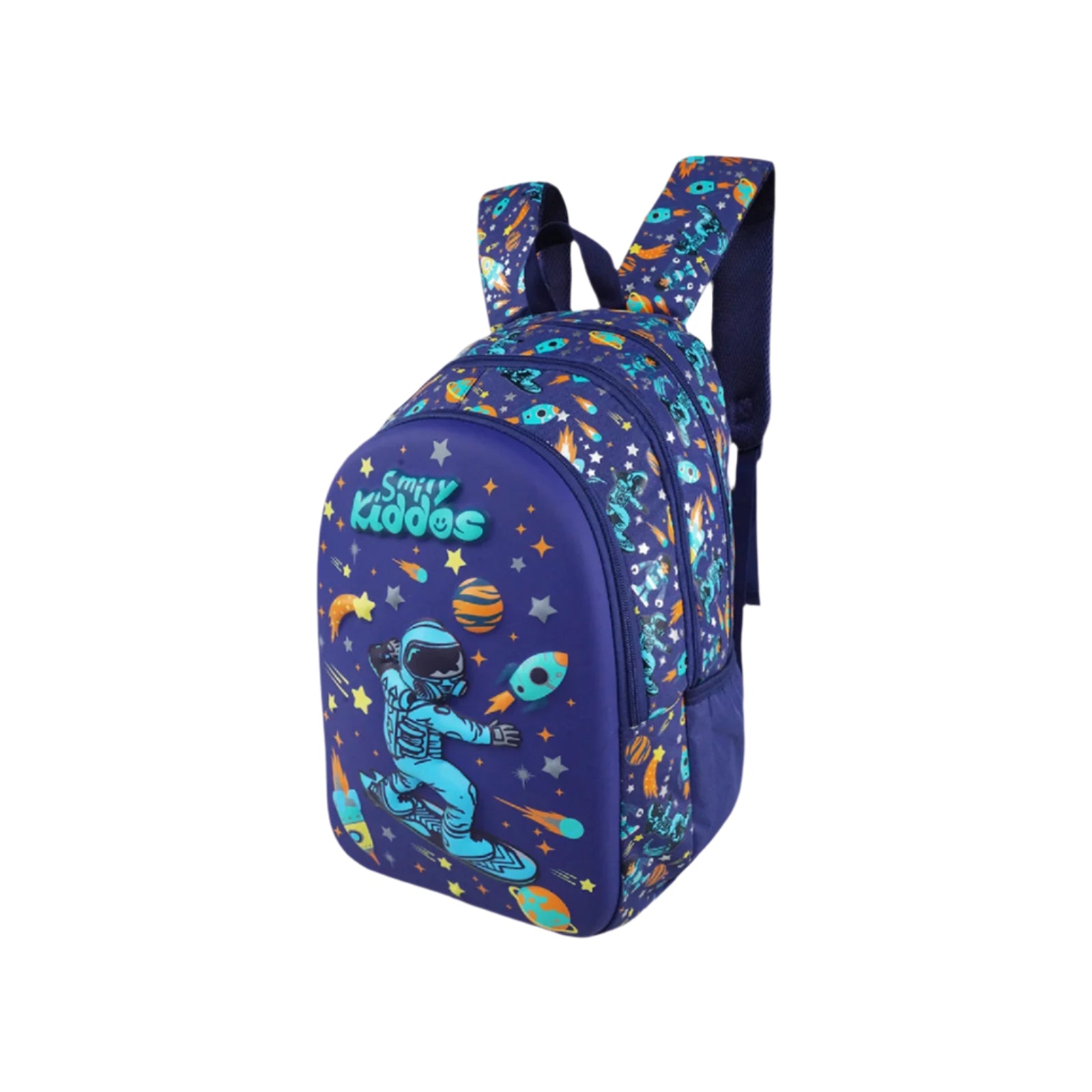 Smily Kiddos Space Astronaut EVA Shell Kids School Bag Blue (19L)