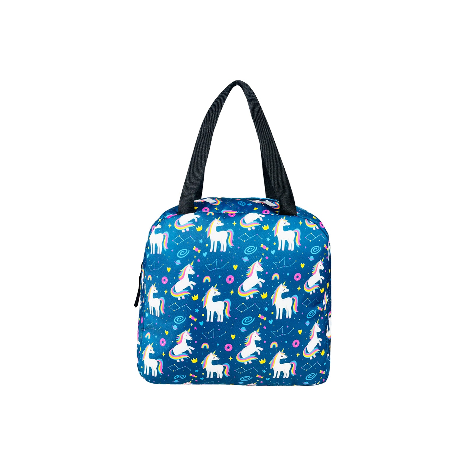 Unicorn Theme 3-in-1 School Combo Pack | Backpack, Insulated Lunch Bag & Pencil Pouch – Blue