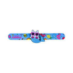 Smily Kiddos Fancy Slap band Mermaid Cat Theme - Light Blue