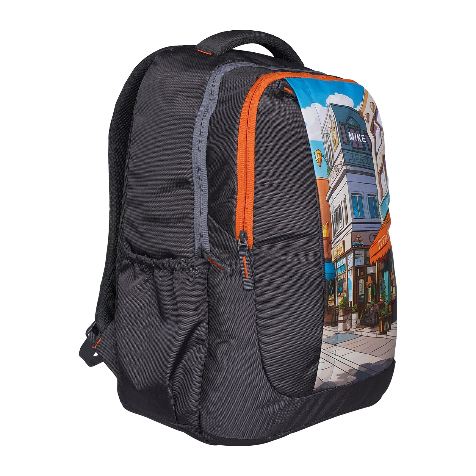 Mike Trilo Backpack - Grey | 34L Water-Resistant Travel & Laptop Backpack