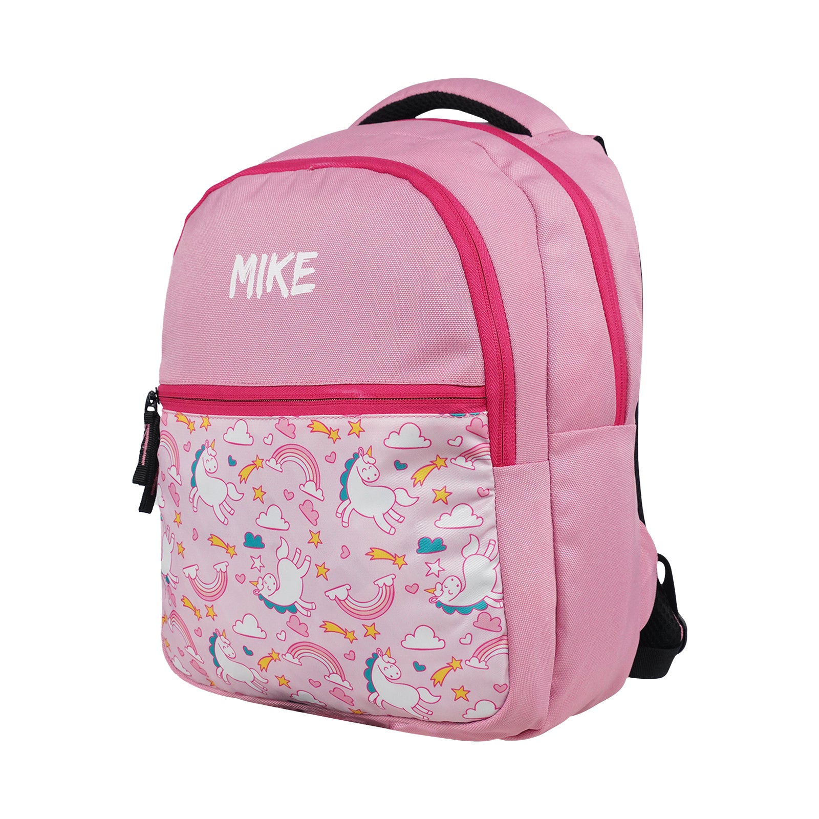 Mike Bags Unicorn School Backpack - Pink