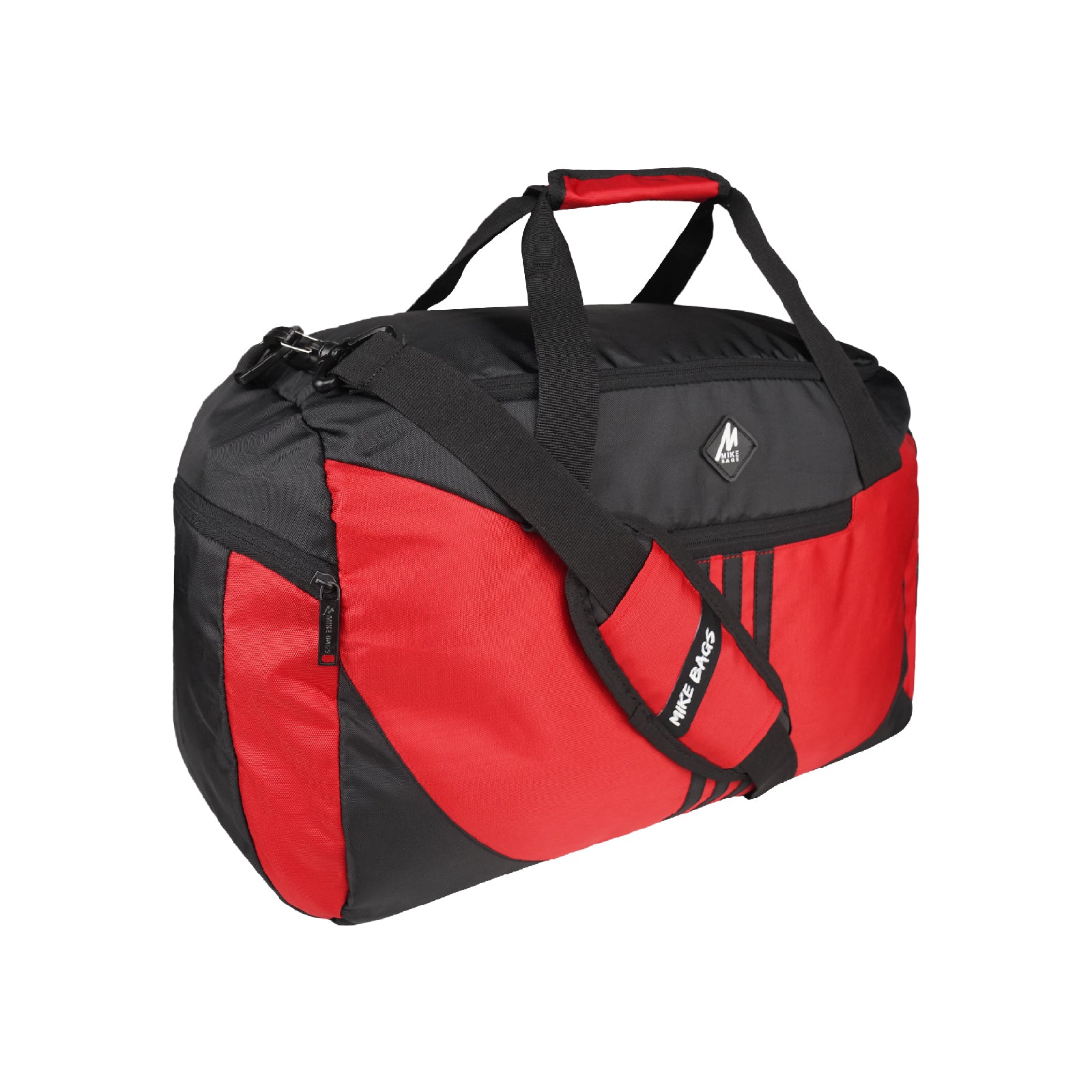 Mike Delta Pro Duffel Bag 24" – Black & Red | 59L Travel & Gym Bag