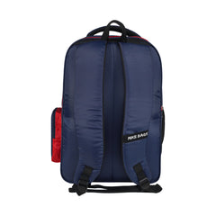 Mike Bags Vektro Backpack – Navy Blue & Red