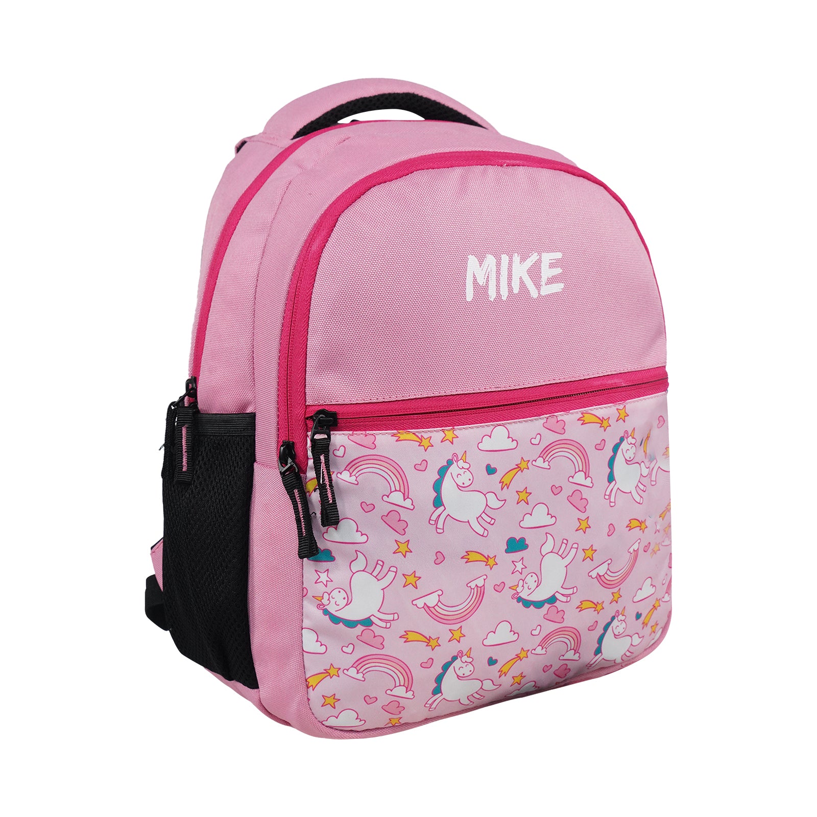 Mike Bags Unicorn School Backpack - Pink
