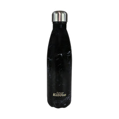 Smily Kiddos 500 ML Stainless Steel Water Bottle -  Marble Print Black