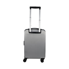 Mike Nova Hard Case Trolley Bag – Sleek Silver(39 Litres)