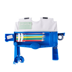 Smily Kiddos Pop-Out Pencil Box for Kids | Crocodile Theme (Light Blue)