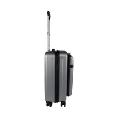 Mike Nova Hard Case Trolley Bag – Sleek Silver(39 Litres)