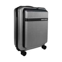 Mike Nova Hard Case Trolley Bag – Sleek Silver(39 Litres)