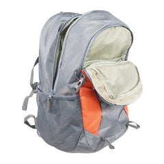Mike Urban Trek Multi-Pocket Backpack – 37L Travel & Laptop Backpack with Rain Cover Grey