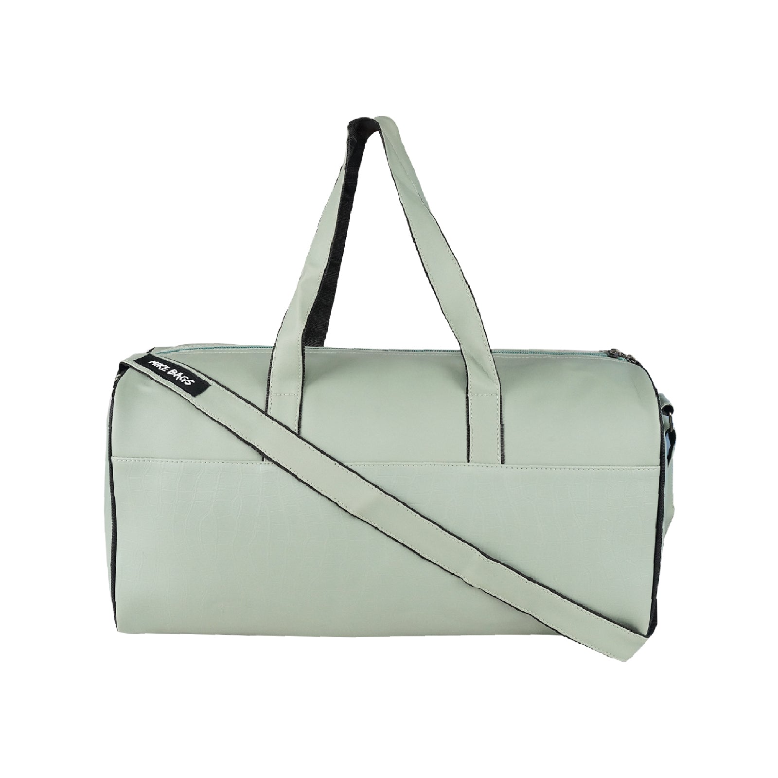 Mike Bags 26L PU Leather Duffle Bag | Cabin Size Travel & Gym Bag for Men & Women | Lightweight, Stylish & Durable - Green