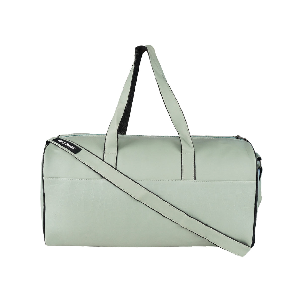 Mike Bags 26L PU Leather Duffle Bag | Cabin Size Travel & Gym Bag for Men & Women | Lightweight, Stylish & Durable - Green