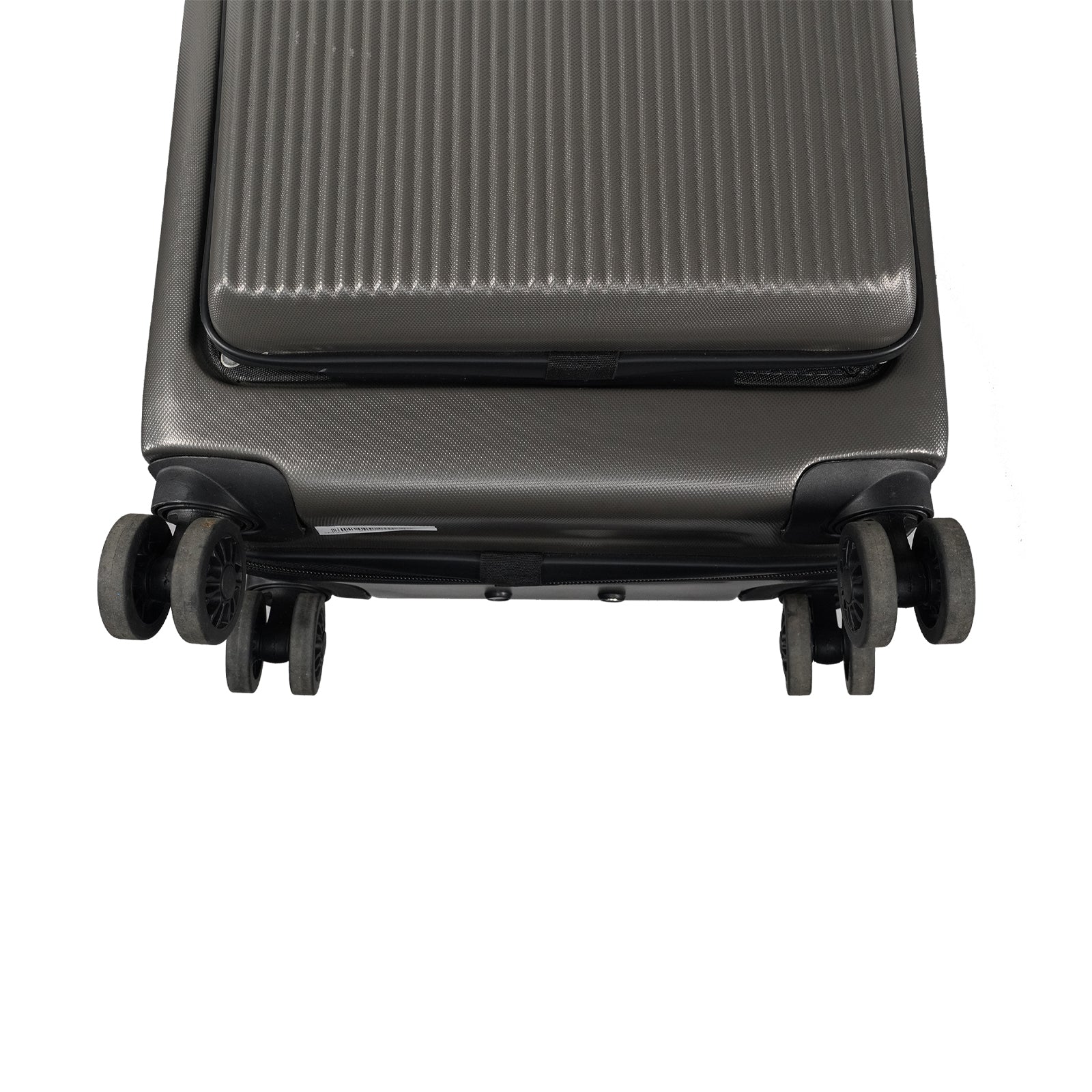 Mike Nova Hard Case Trolley Bag – Sleek Grey (39 Litres)