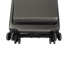 Mike Nova Hard Case Trolley Bag – Sleek Grey (39 Litres)