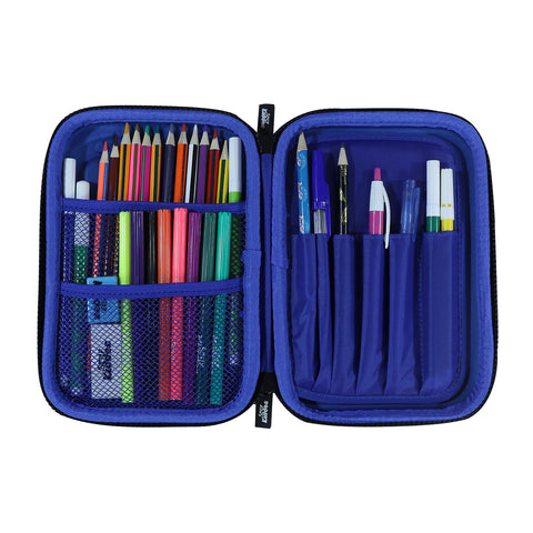 Smily Kiddos Single Compartment pencil case v2 Space Theme Blue