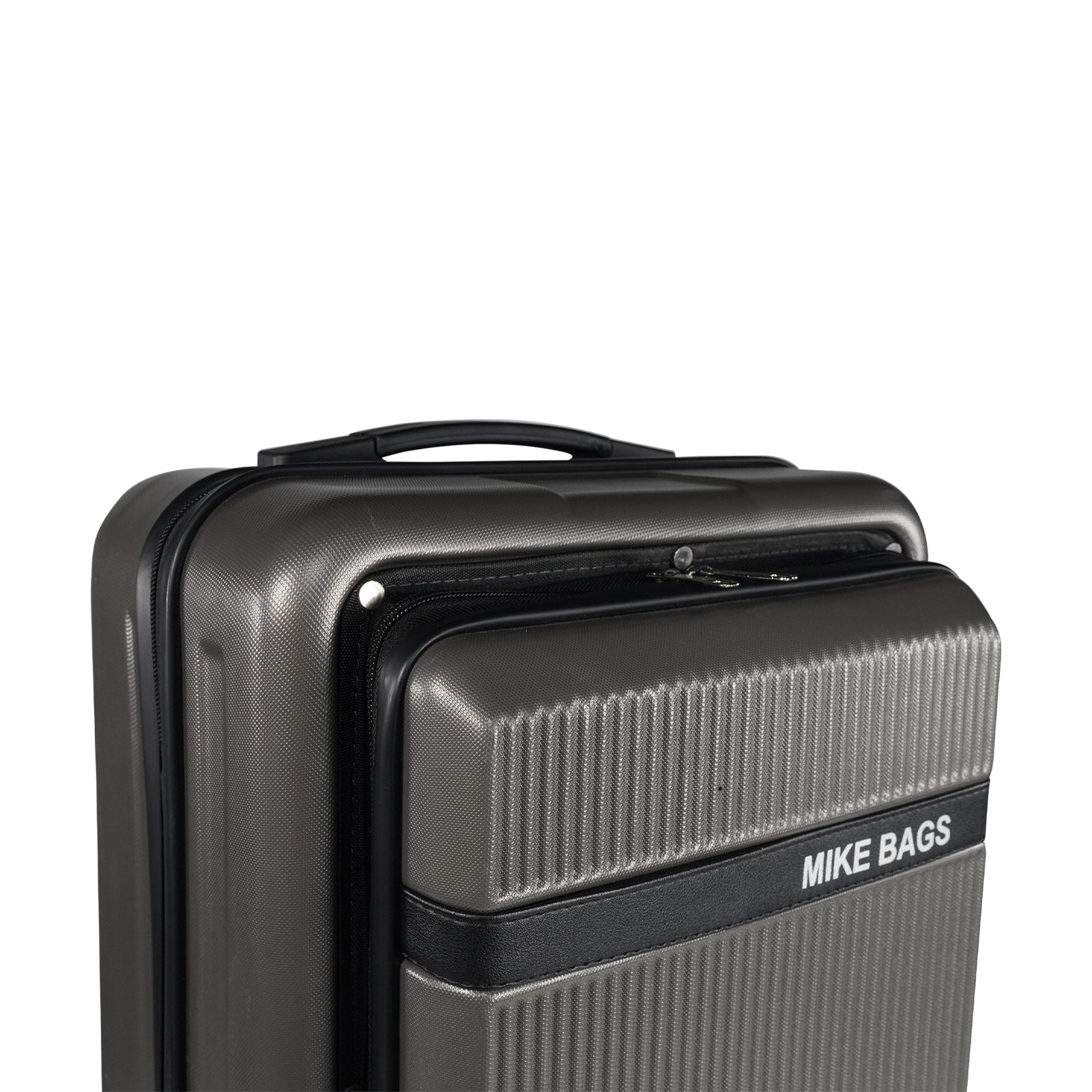 Mike Nova Hard Case Trolley Bag – Sleek Grey (39 Litres)
