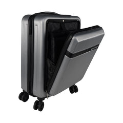 Mike Nova Hard Case Trolley Bag – Sleek Silver(39 Litres)