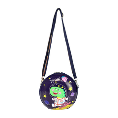 Smily Kiddos Eva Shell backpack - Space Dino theme Violet