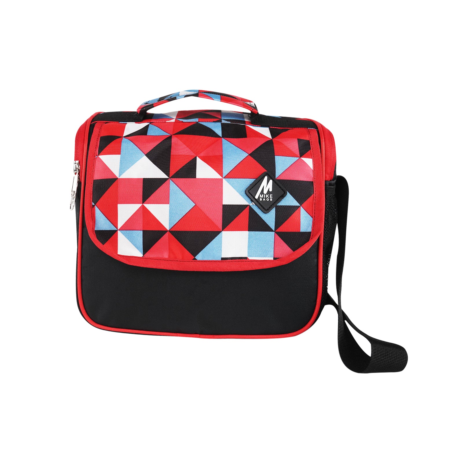 KitKat Lunch Bag – 11L Durable Polyester Lunch Box with Adjustable Strap | Available in White & Black, T Blue & Black, Red & Black