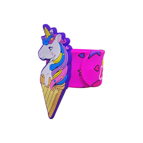 Image of Smily Kiddos Fancy Slap band Unicorn Theme -Pink