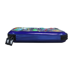 Smily Kiddos Single Compartment pencil case v2 Space Theme Blue