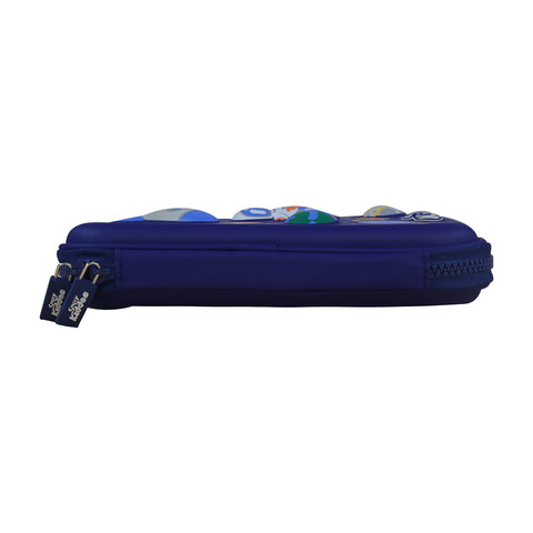 Image of Smily Kiddos Single Compartment pencil case v2 Space planets Blue