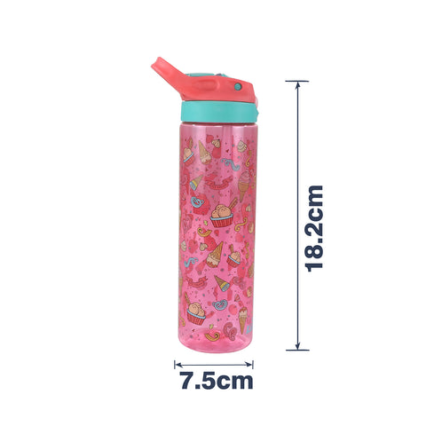 Image of Smily kiddos Sipper bottle 750 ml - Ice Cream Theme Pink