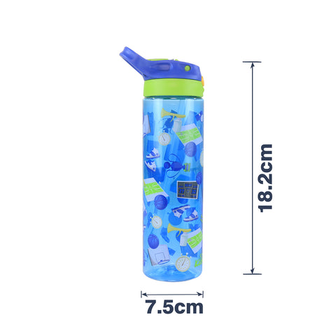 Image of Smily kiddos Sipper Bottle 750 ml - Basket Ball Theme Blue