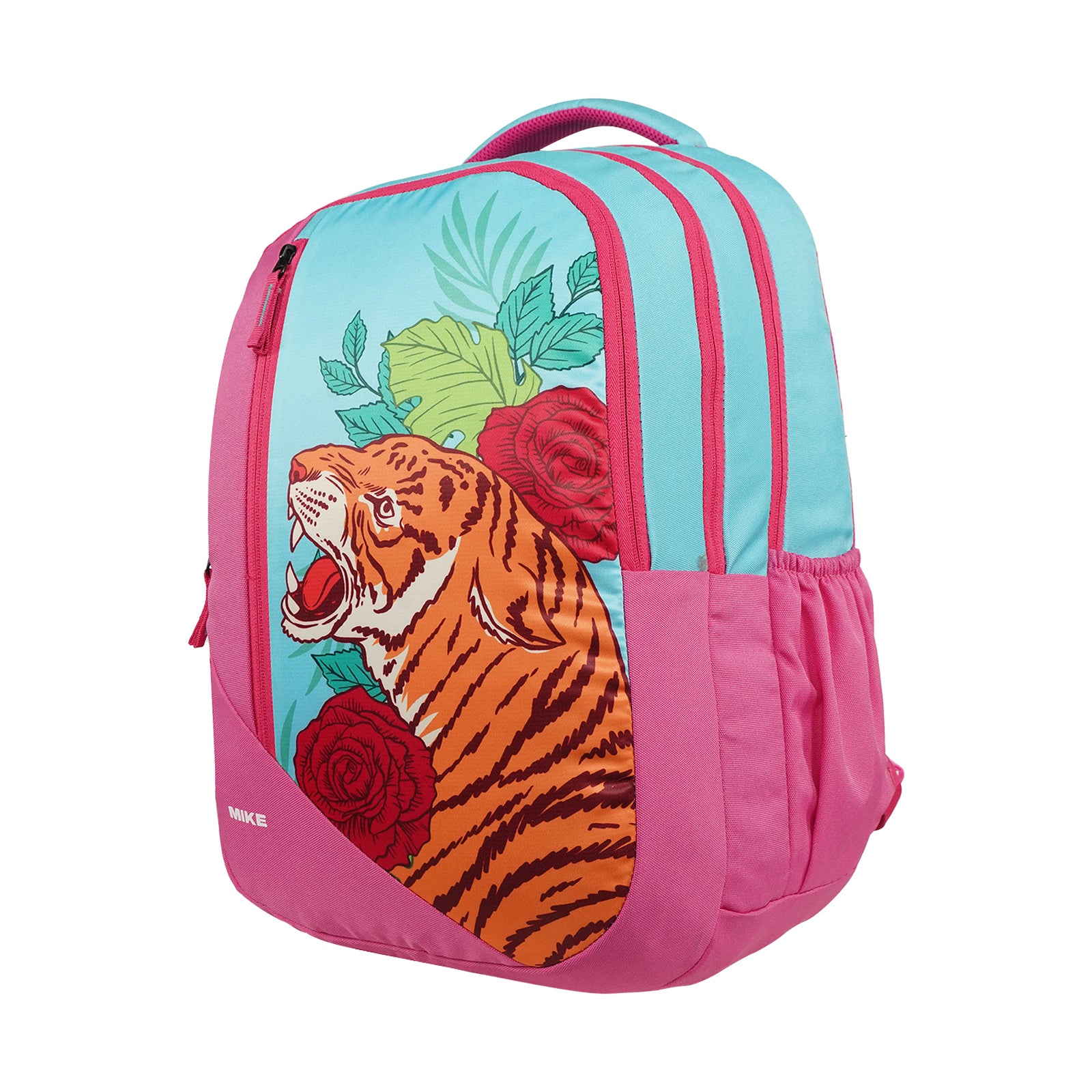 Mike Coral Backpack - Pink | 42L School Bag with Rain Cover