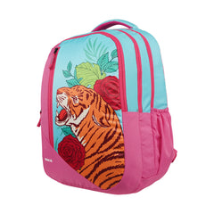 Mike Coral Backpack - Pink | 42L School Bag with Rain Cover