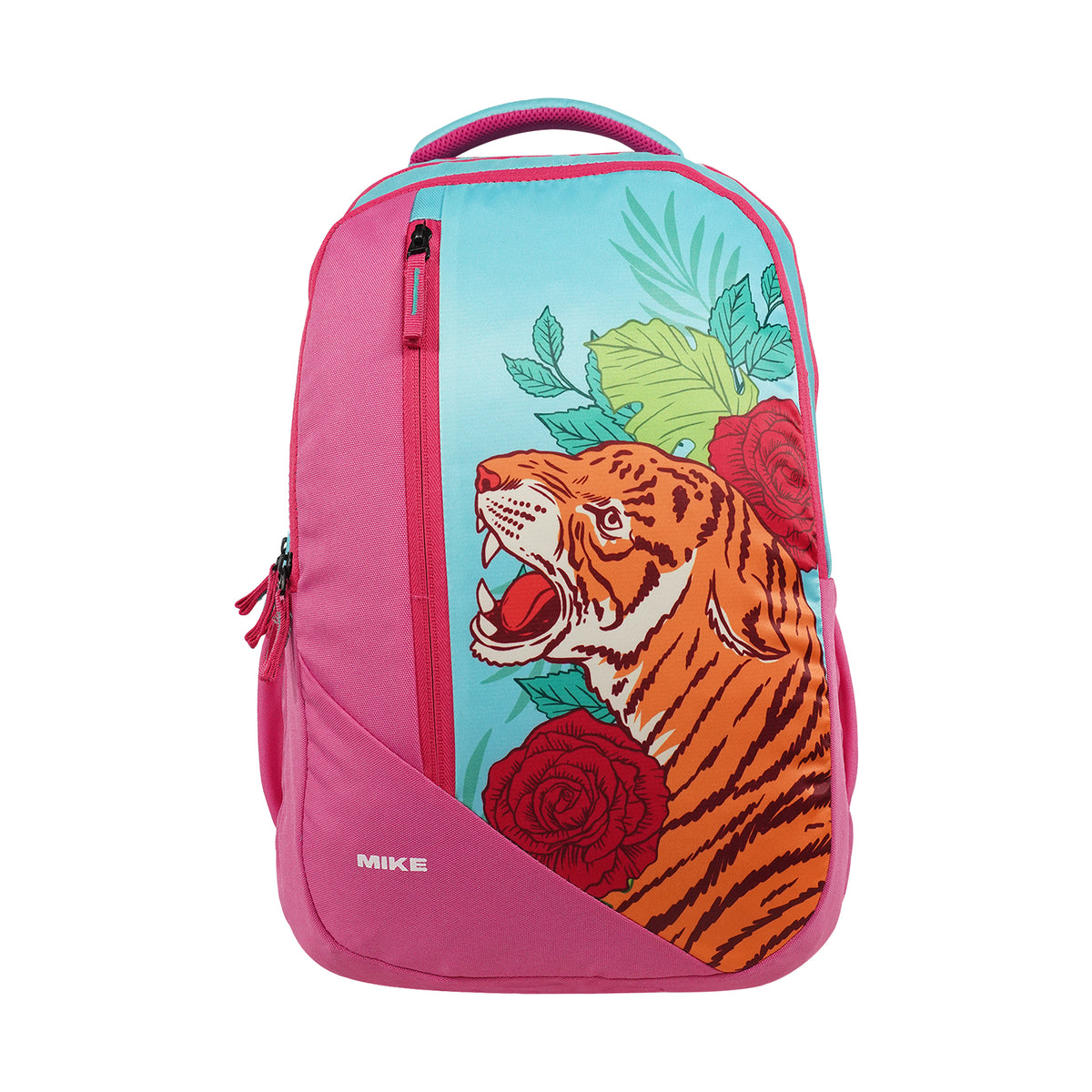 Mike Coral Backpack - Pink | 42L School Bag with Rain Cover