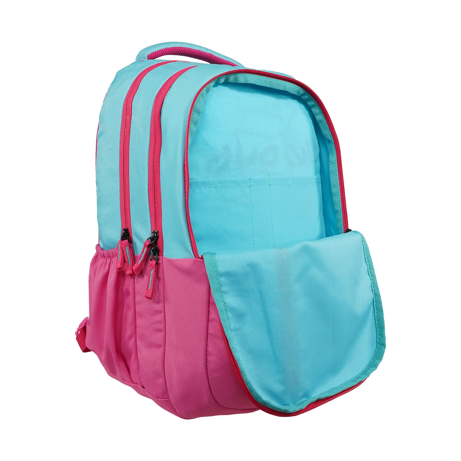 Mike Coral Backpack - Pink | 42L School Bag with Rain Cover