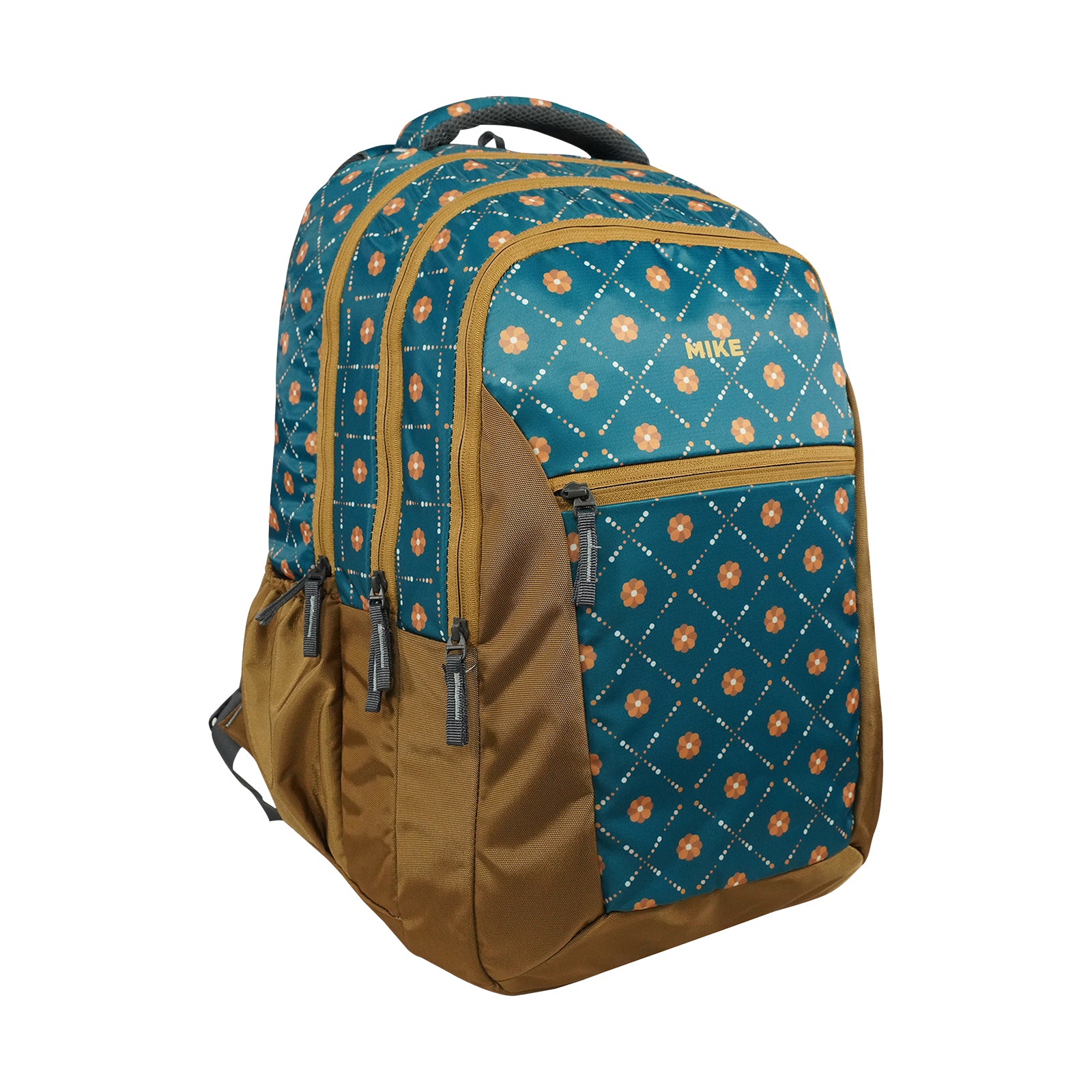 Mike Vexa Backpack - Green | 48L School Bag with Rain Cover