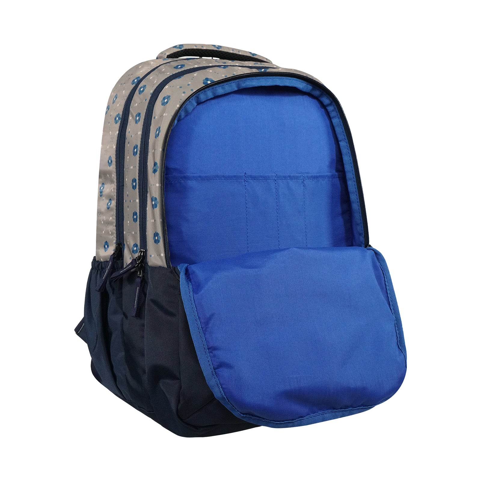 Mike Vexa Backpack - Blue | 48L School Bag with Rain Cover