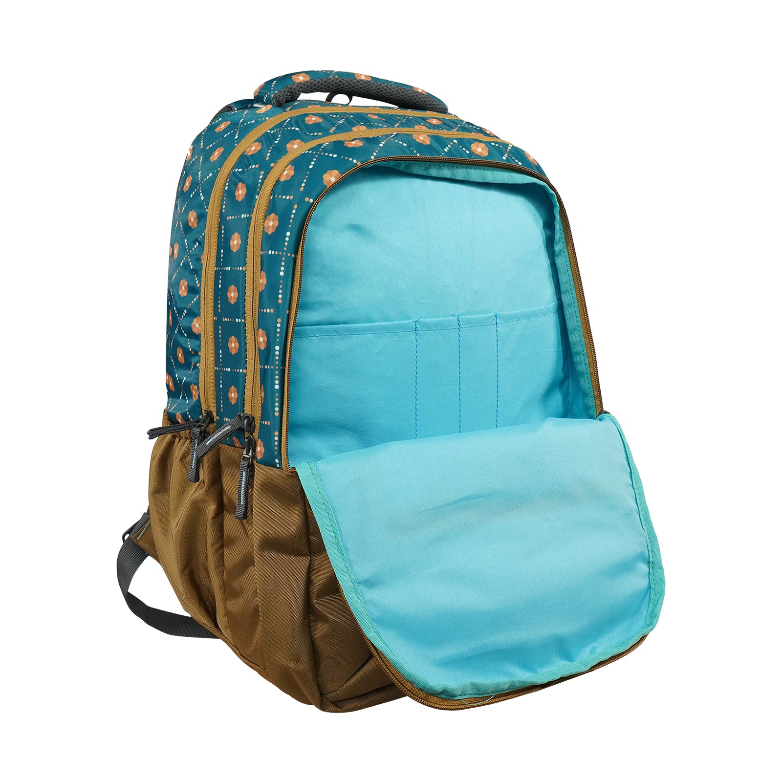 Mike Vexa Backpack - Green | 48L School Bag with Rain Cover