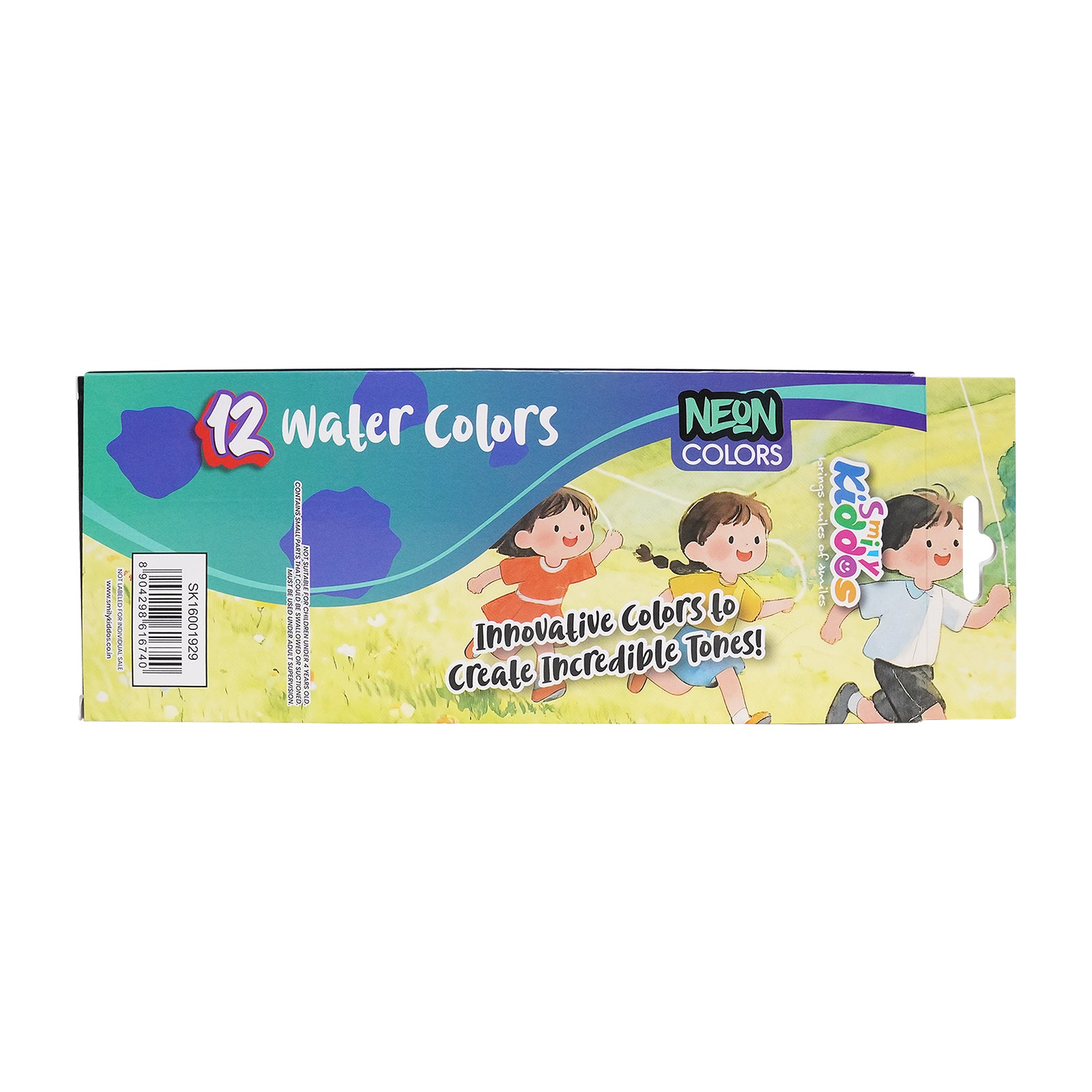 Smily Kiddos Creative Neon Paint Set – 12 Vibrant Colors KIDS Theme