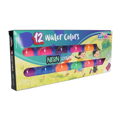 Smily Kiddos Creative Neon Paint Set – 12 Vibrant Colors KIDS Theme