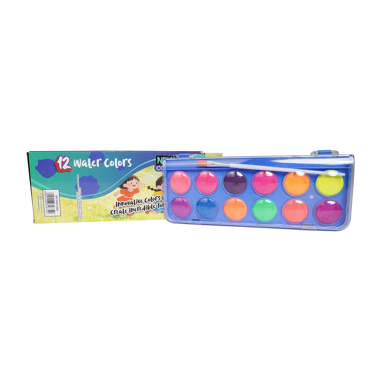 Smily Kiddos Creative Neon Paint Set – 12 Vibrant Colors KIDS Theme