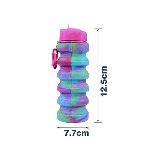 Image of Smily kiddos silicone Multicolor Water Bottle