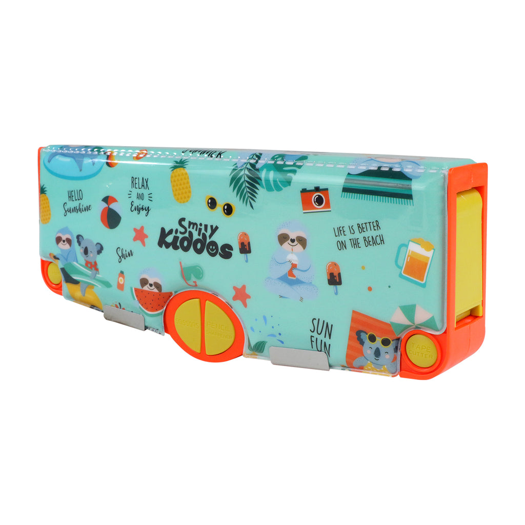 Smily Kiddos Pop Out Pencil box  Sweet Summer Theme- Green