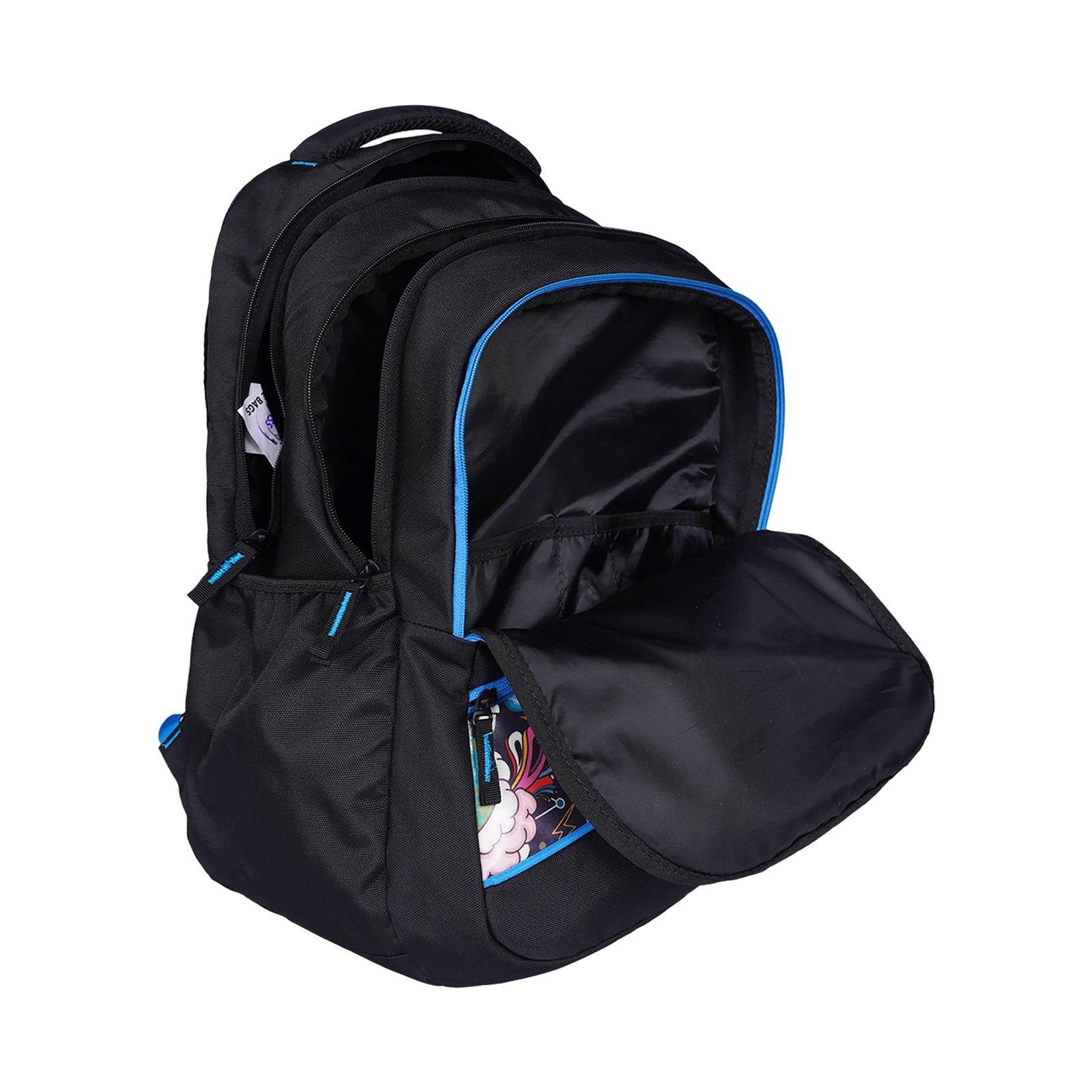 Elemental 32L Laptop Backpack - Black, Blue & Multicolor | Professional Travel Backpack