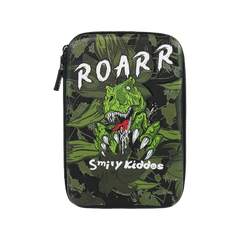 Smily Kiddos Single compartment Eva pencil case - Dino Roar Theme - Green