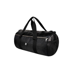 Mike Bags Forge Leather Gym Bag - Black
