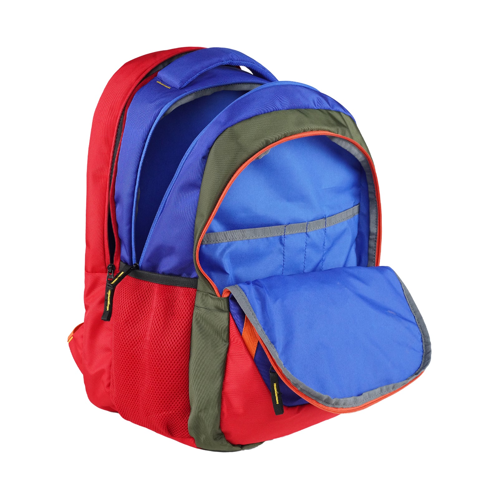 Mike Fabia Backpack – Royal Blue & Olive Green