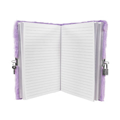 Smily Kiddos Butterfly Plush Lockable Notebook - Purple